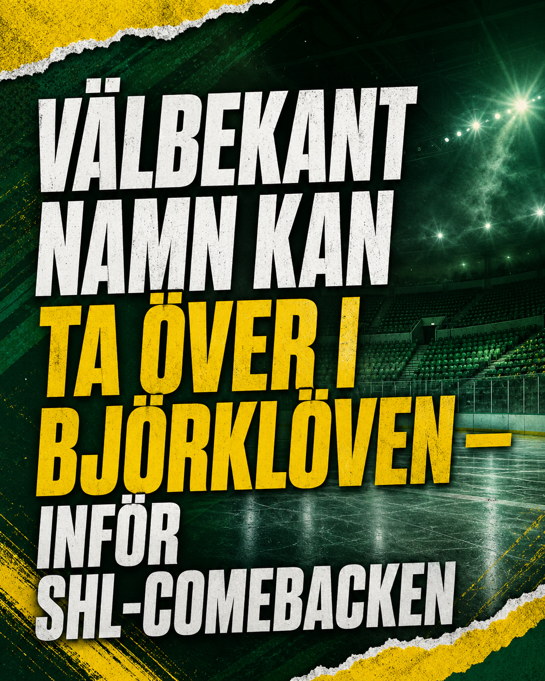 Björklöven: Han kan återvända till Björklöven - inför SHL-comebacken