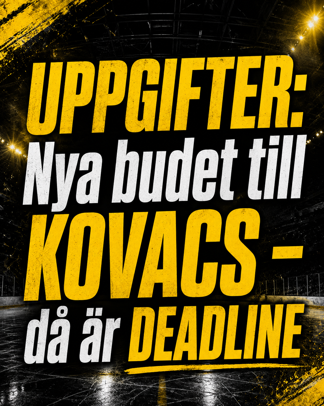 AIK Hockey: Uppgifter: Nya budet till Kovacs – då är deadline