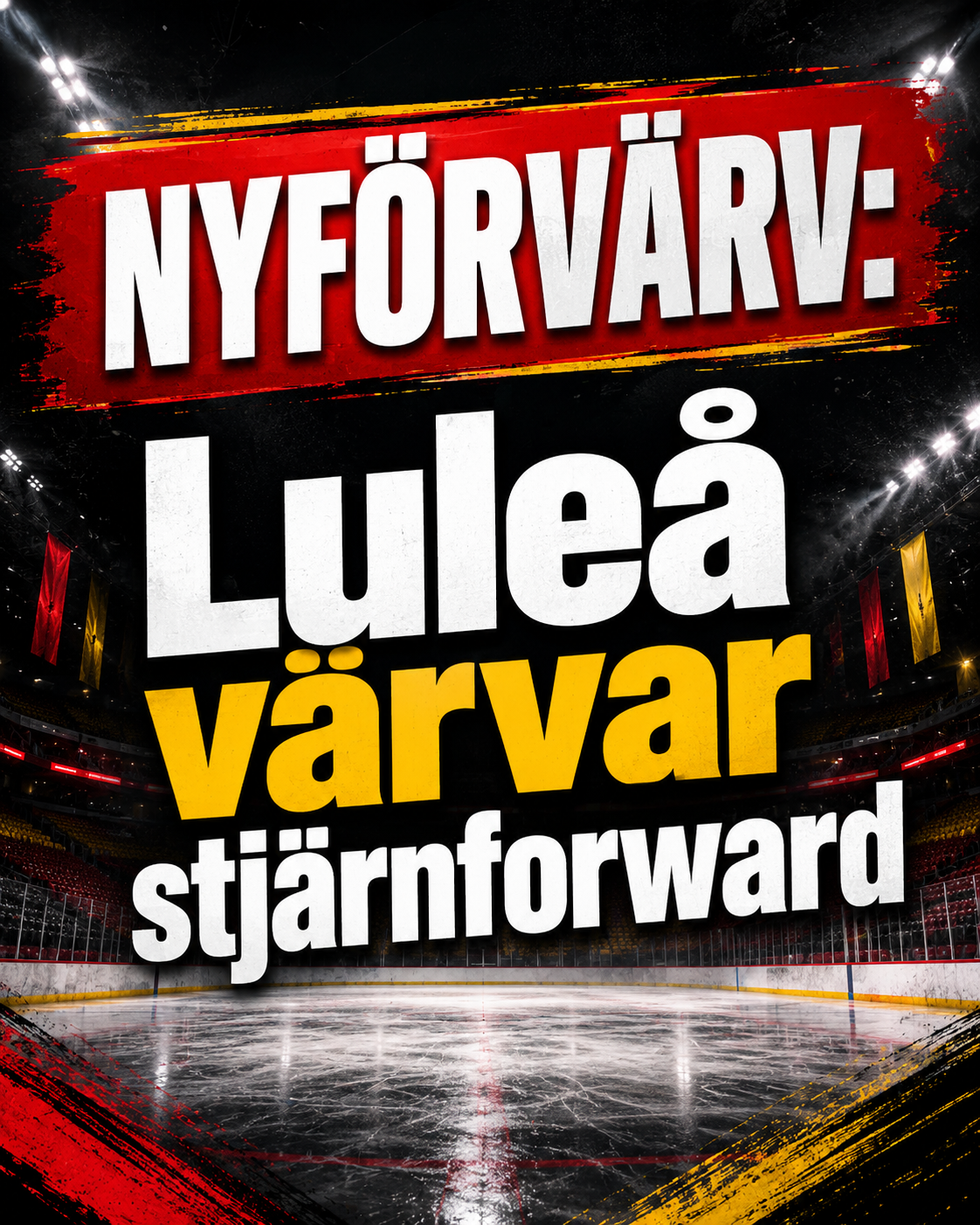 Luleå Hockey: NYFÖRVÄRV: Stjärnforward klar för Luleå