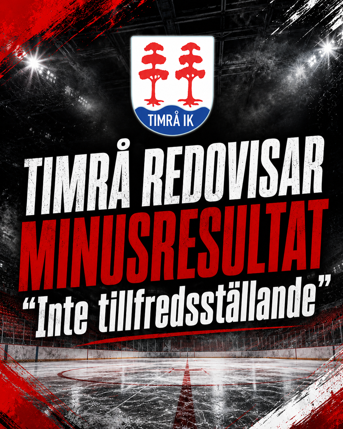 Timrå IK: Timrå redovisar rekordomsättning – men går minus