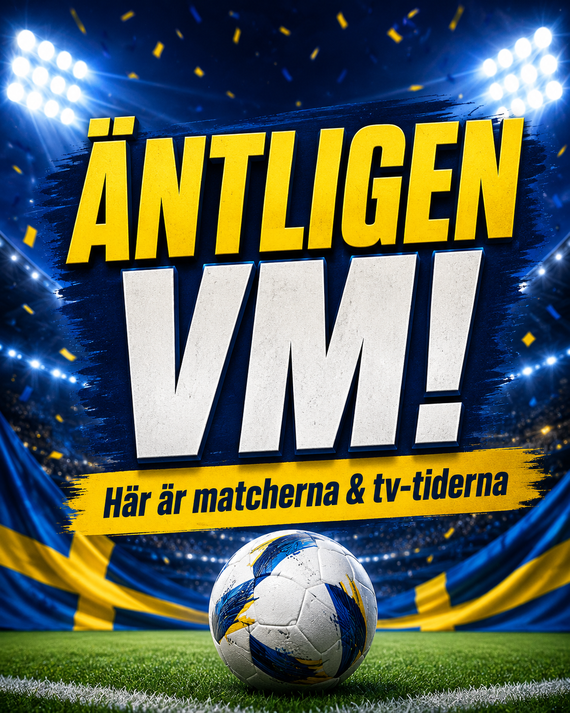 ÄNTLIGEN! Ikväll smäller det!