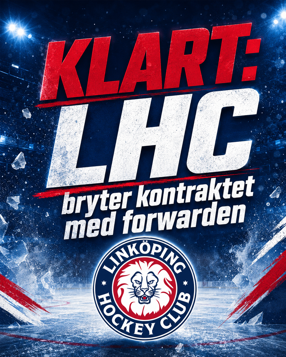 Linköping HC: KLART: LHC bryter kontraktet med forwarden