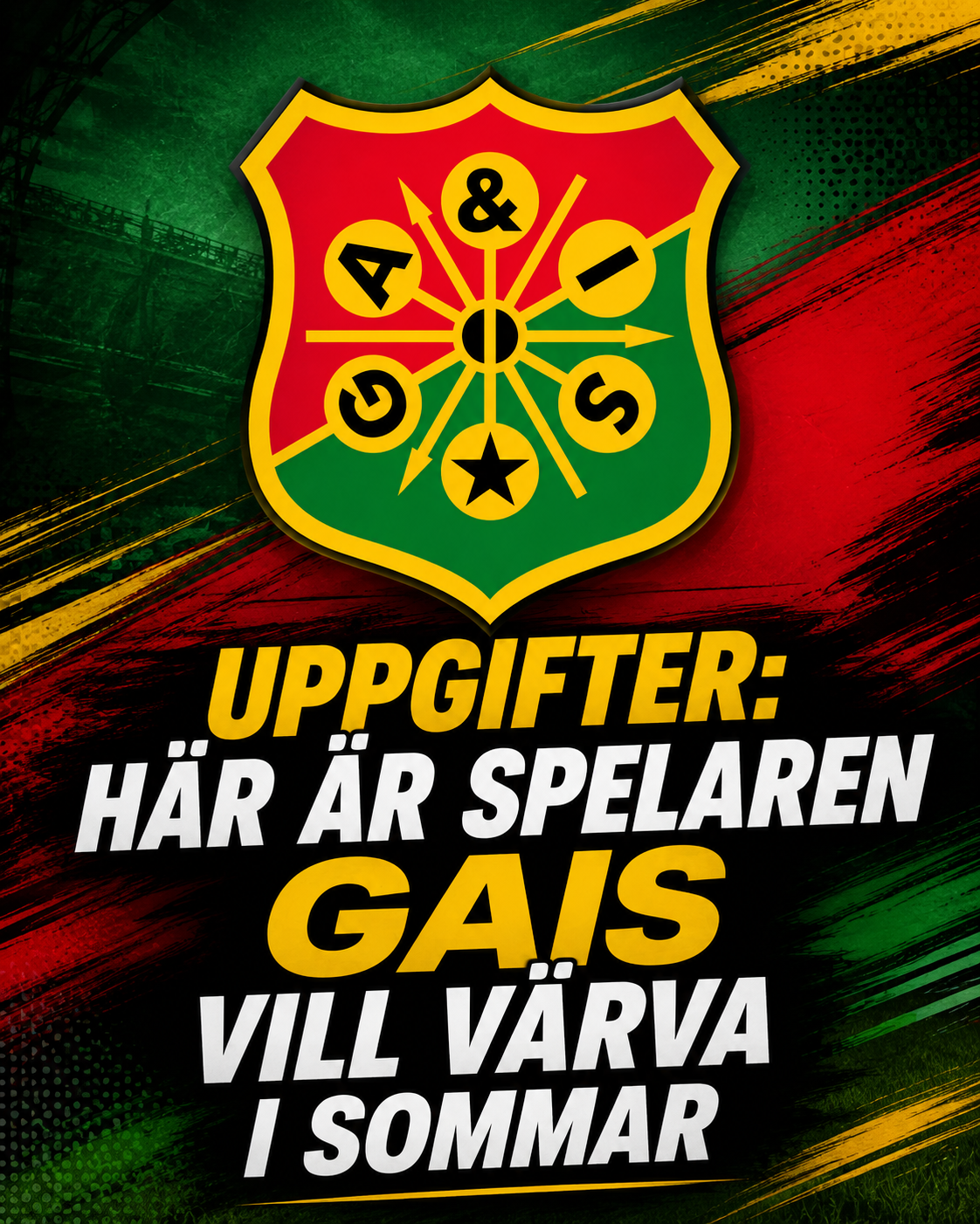 GAIS: UPPGIFTER: Gais vill värva Djurgårdens anfallare i sommar GAIS: UPPGIFTER: Gais vill värva Djurgårdens anfallare i sommar