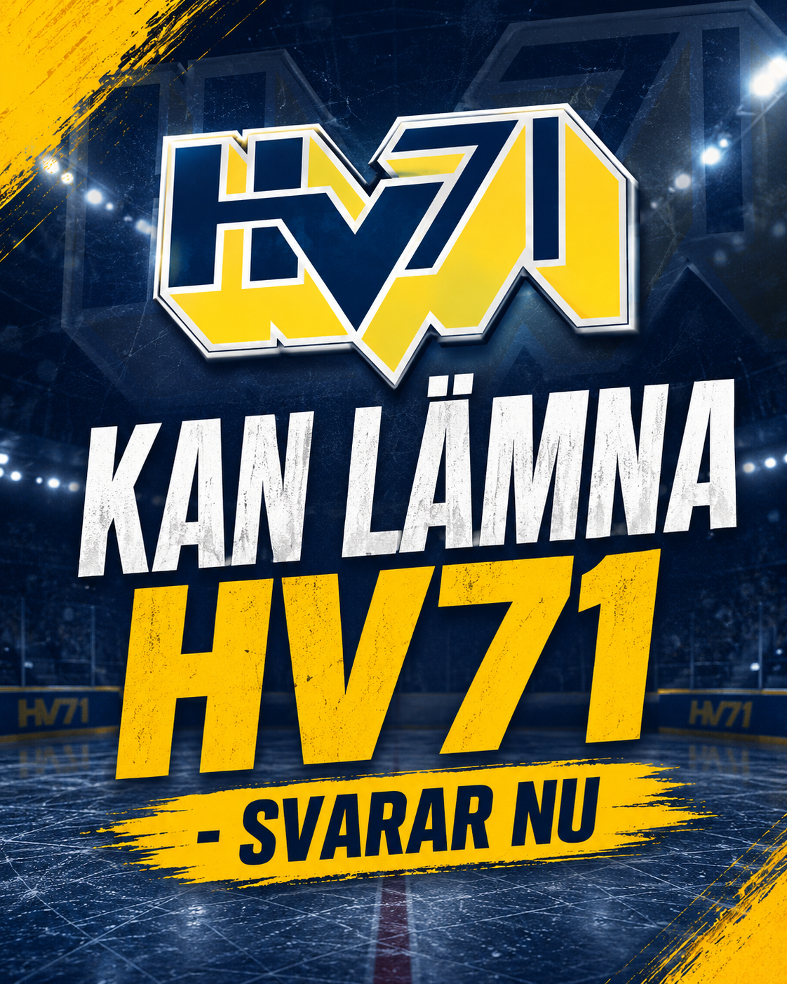 Hv71: Kan lämna HV71 - svarar nu