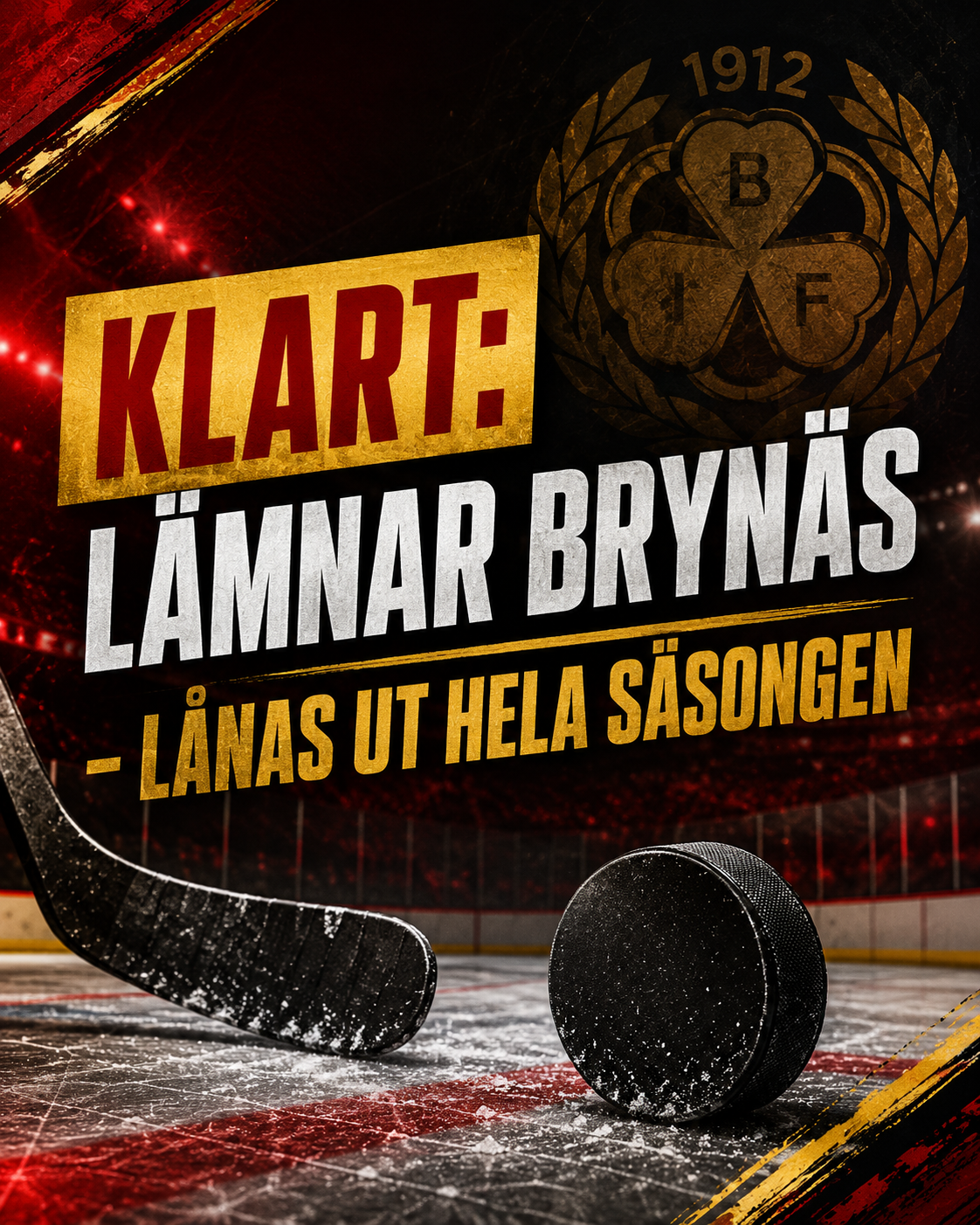 Brynäs: KLART: Lämnar Brynäs - lånas ut hela säsongen
