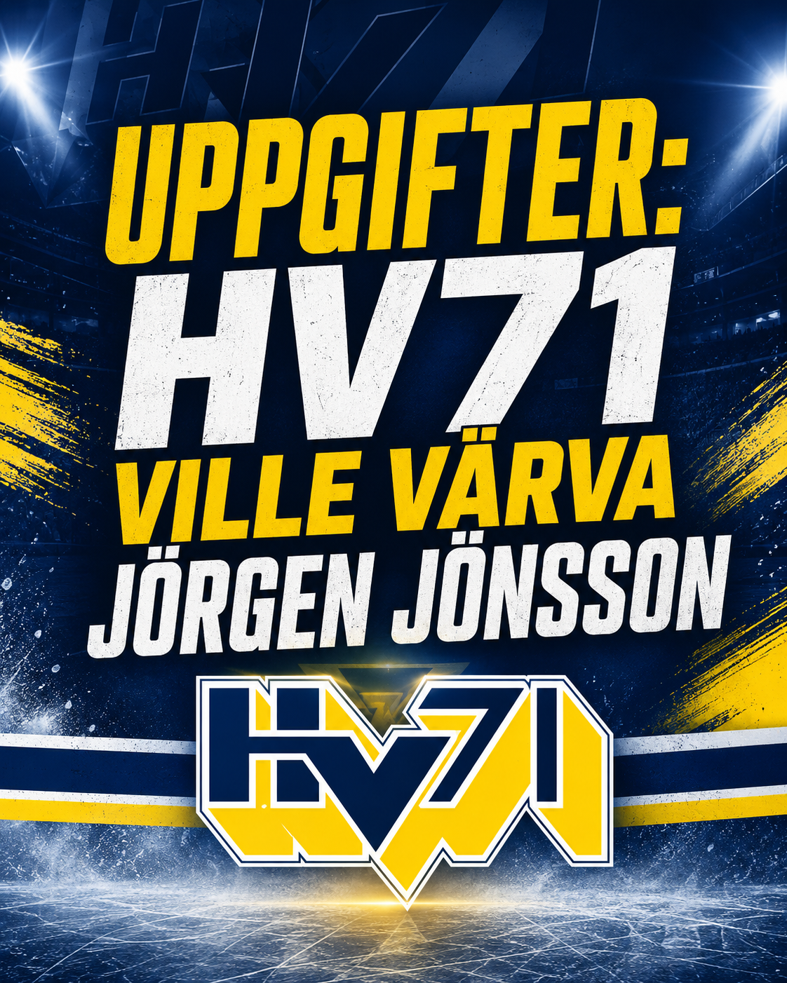 Hv71: UPPGIFTER: HV71 försökte värva Jörgen Jönsson