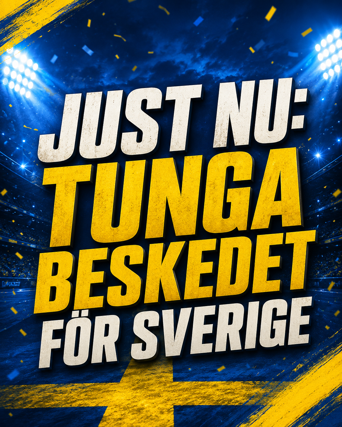 SHL: JUST NU: Tunga beskedet för Sverige i VM-premiären SHL: JUST NU: Tunga beskedet för Sverige i VM-premiären