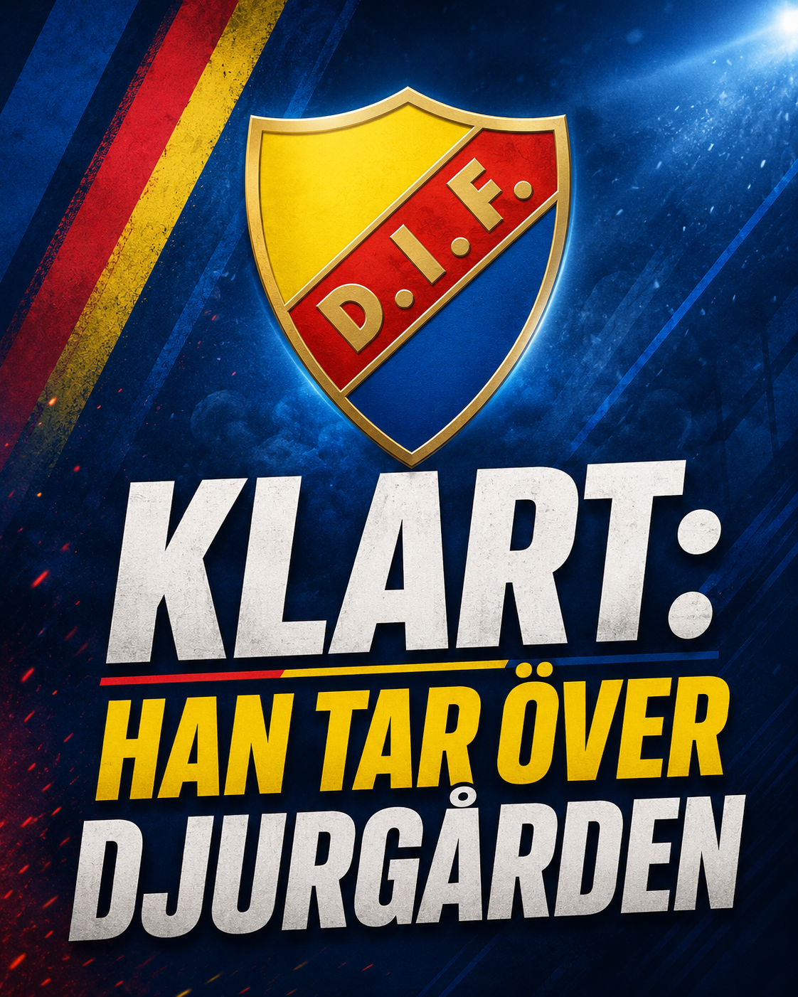 KLART: Han tar över Djurgården