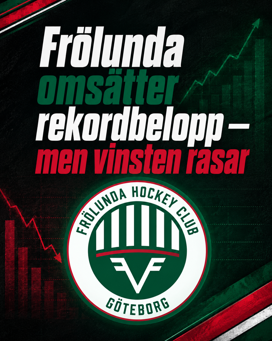 Frölunda: Frölunda omsätter rekordbelopp – men vinsten rasar