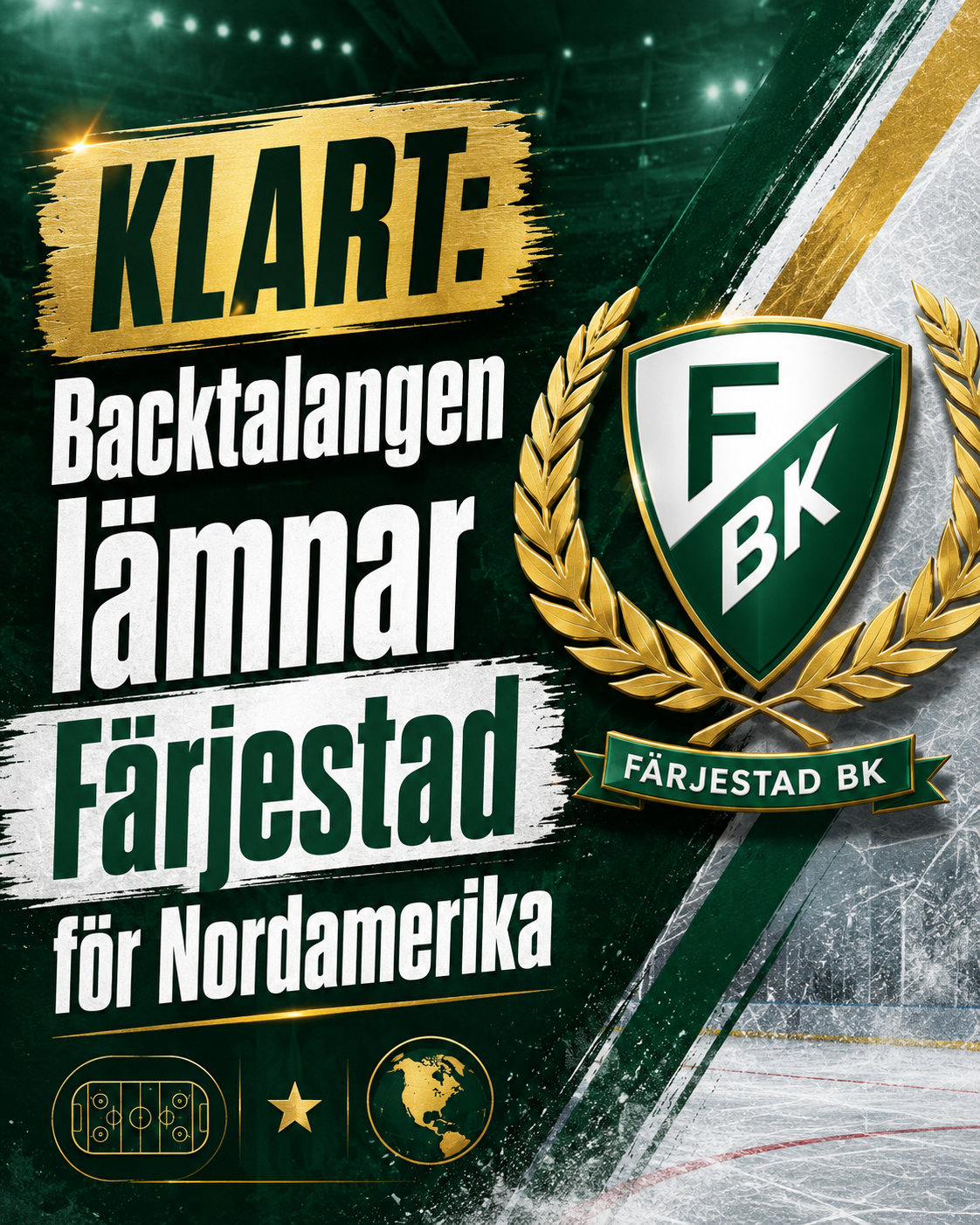 Färjestad: KLART: Han lämnar Färjestad - för Nordamerika
