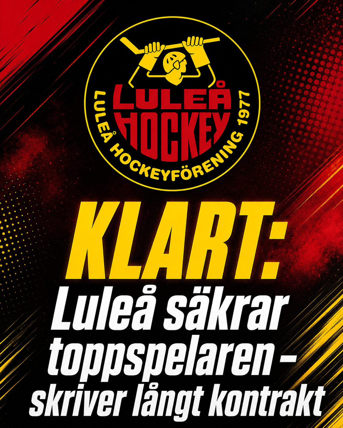 Luleå Hockey: KLART: Luleå säkrar toppspelaren - skriver långt kontrakt
