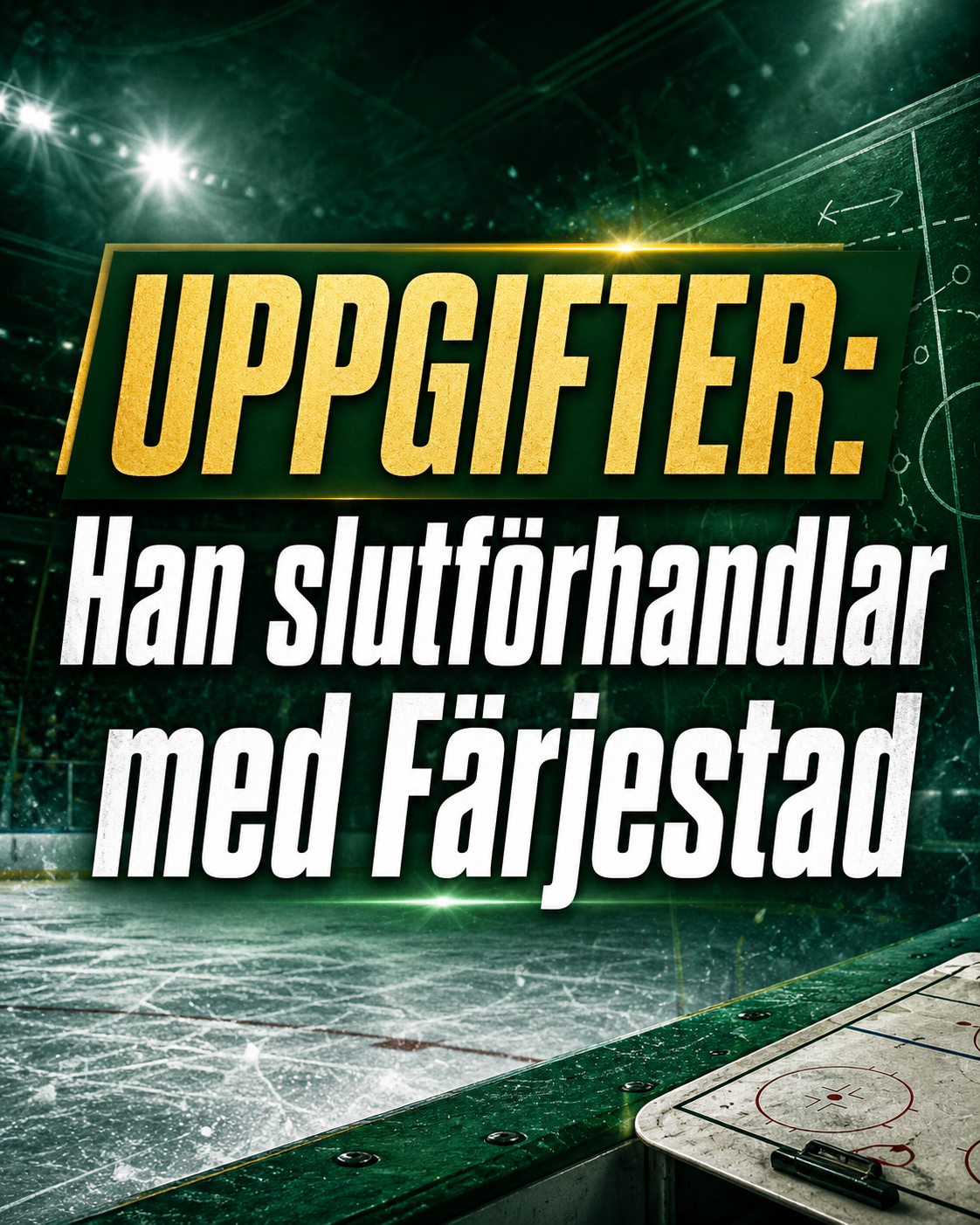 Färjestad: UPPGIFTER: Han slutförhandlar med Färjestad