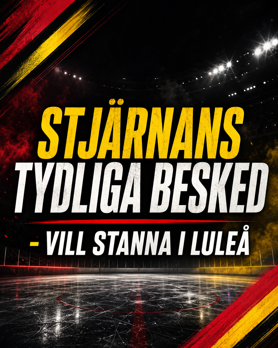 Luleå Hockey: Stjärnans tydliga besked - vill stanna i Luleå