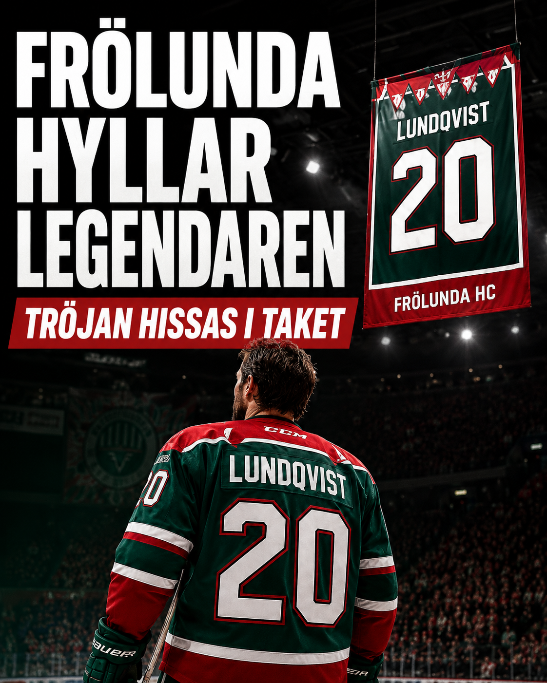 Frölunda: Frölunda hissar Joel Lundqvist i taket – det här datumet gäller