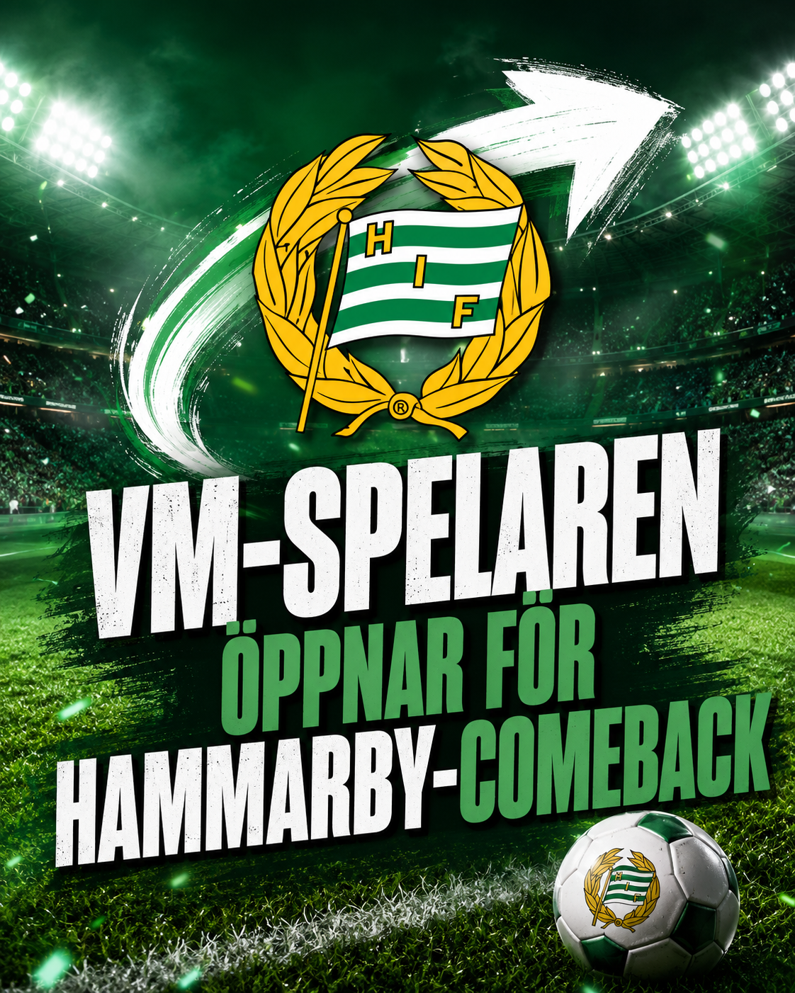 VM-spelaren öppnar för Hammarby-comeback: ”Vill vinna SM-guld”