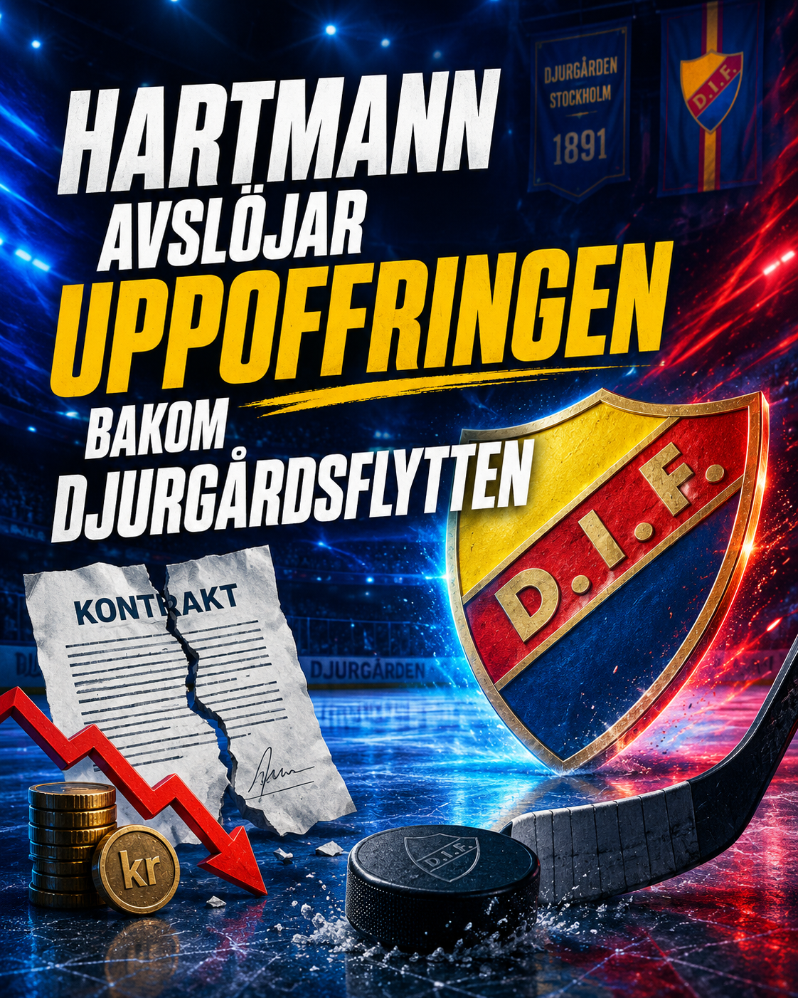 Djurgården Hockey: Hartmann avslöjar uppoffringen bakom Djurgårdsflytten