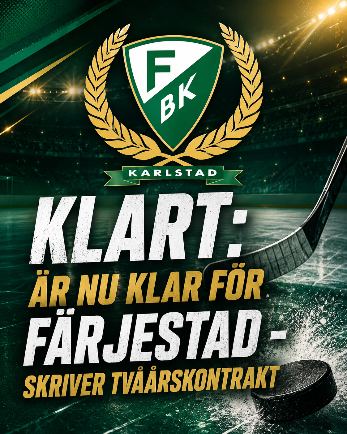 Färjestad: KLART: Är nu klar för Färjestad - skriver tvåårskontrakt