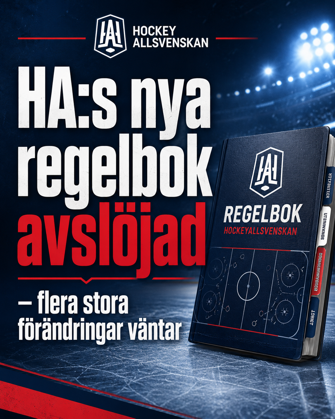 HockeyAllsvenskan: HA:s nya regelbok avslöjad – flera stora förändringar väntar