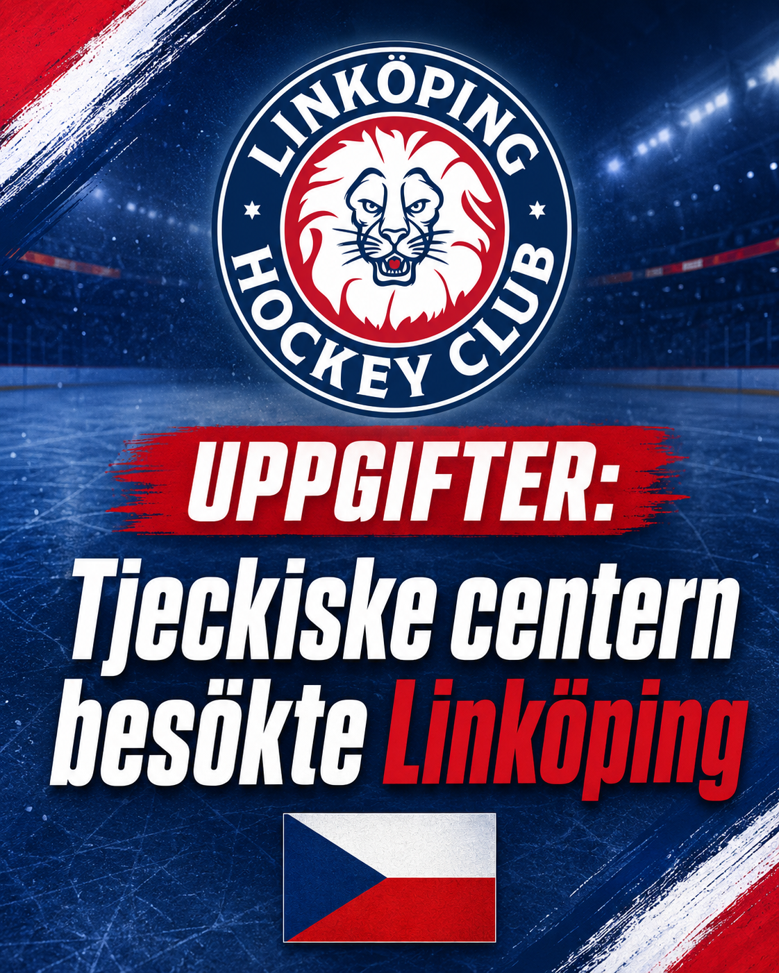 Linköping HC: UPPGIFTER: Tjeckiske centern besökte Linköping