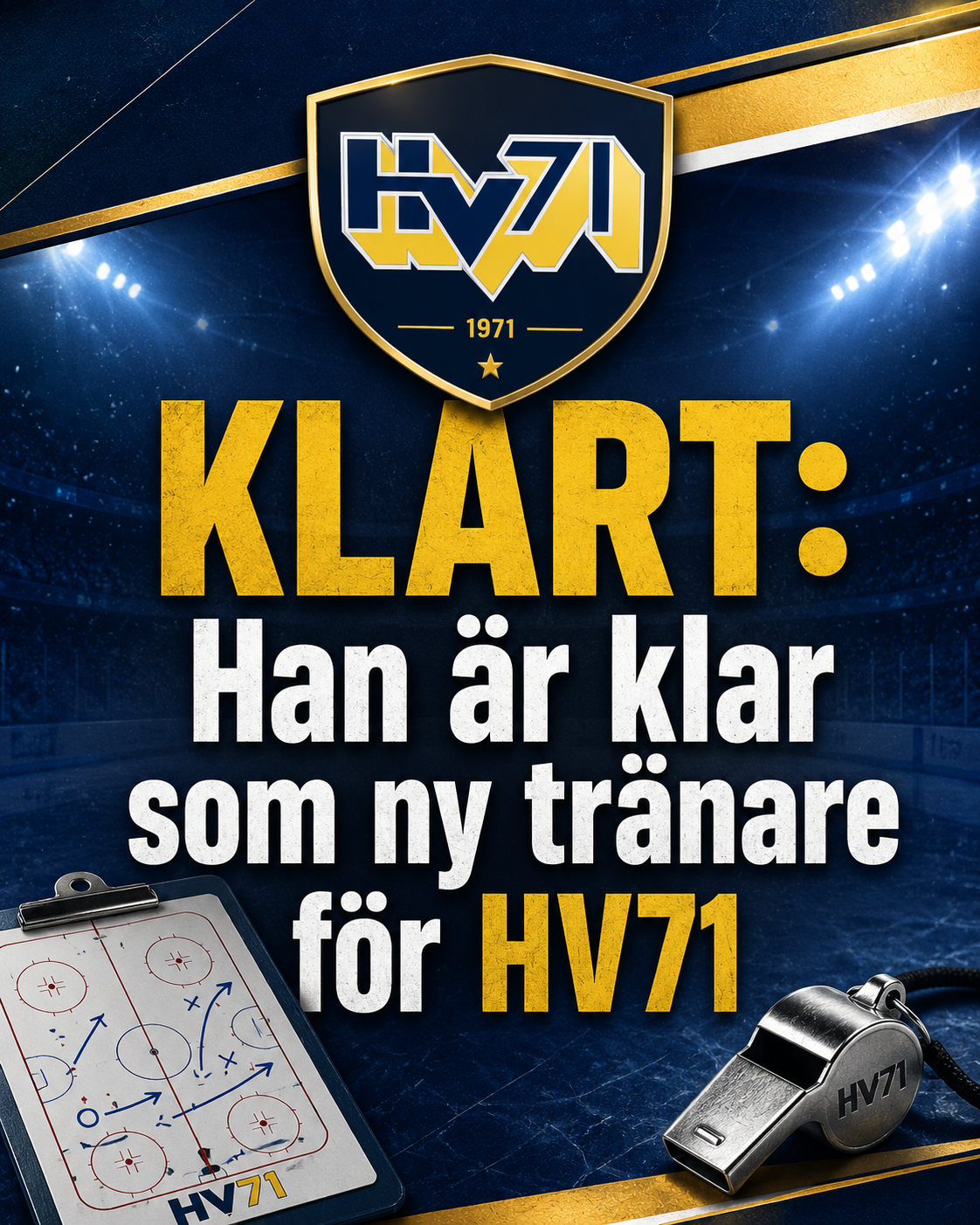 Hv71: KLART: Han är klar som ny tränare i HV71